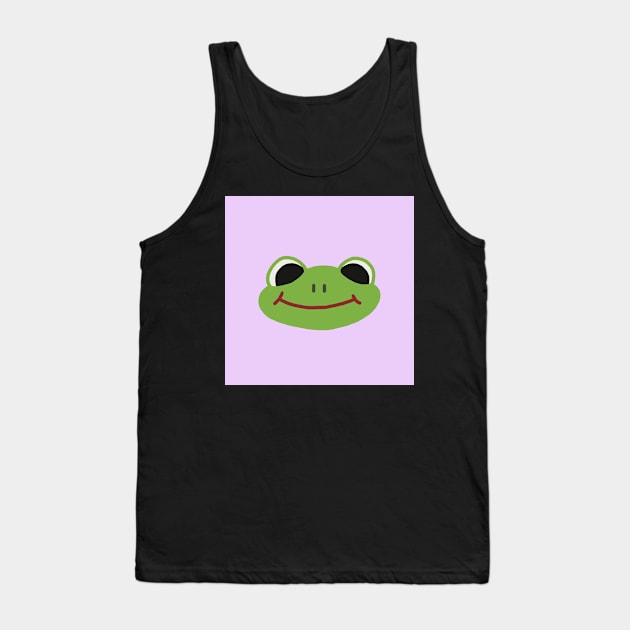 frog (pale purple) Tank Top by blue1983